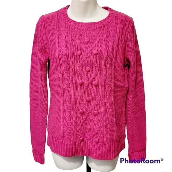 Forever 21 Sweaters - 2/$20 Forever 21 hot pink knitted crewneck sweater